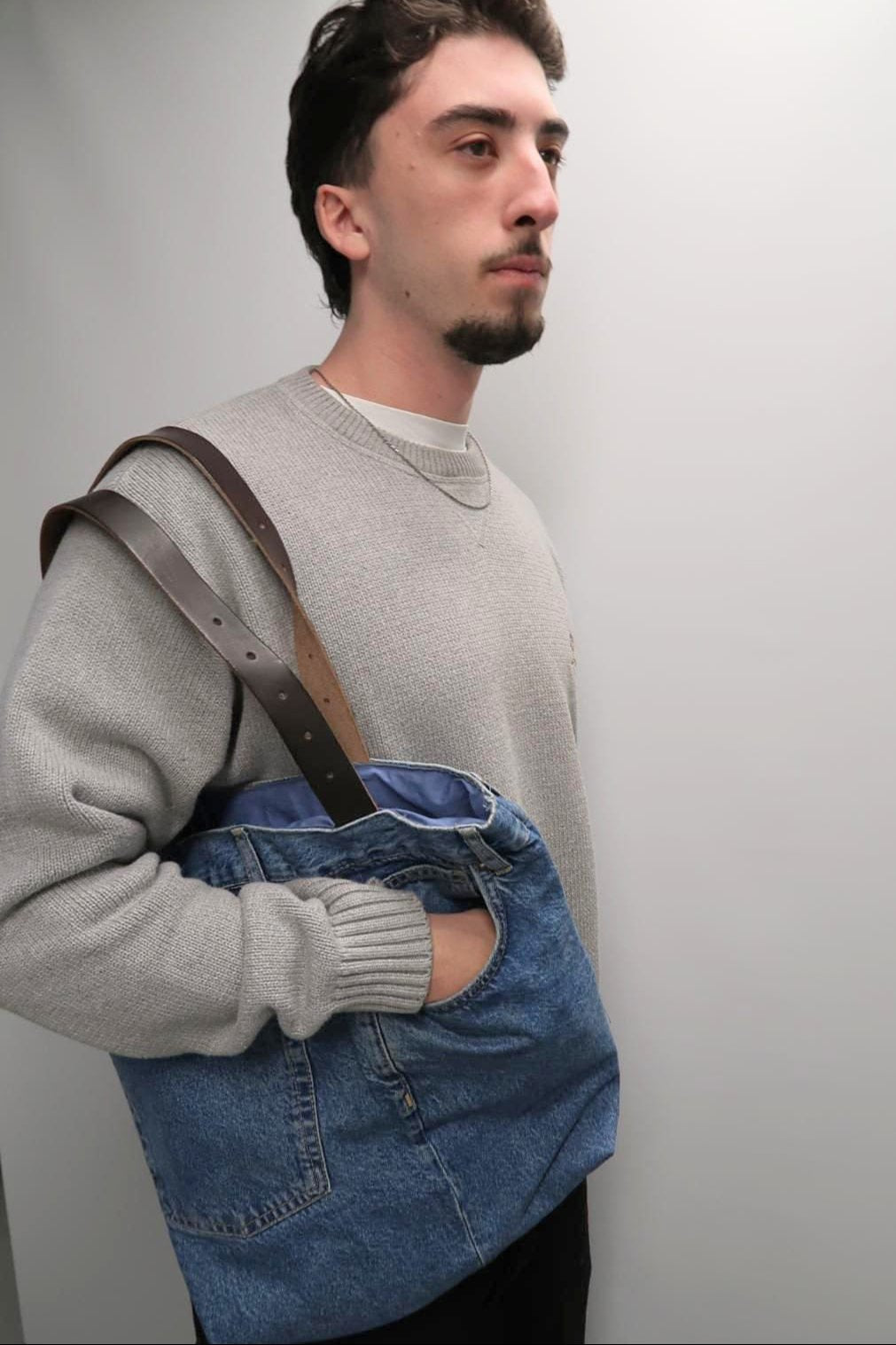 Upcycled Denim Tote Bag – Handgemaakt van Oude Spijkerbroek